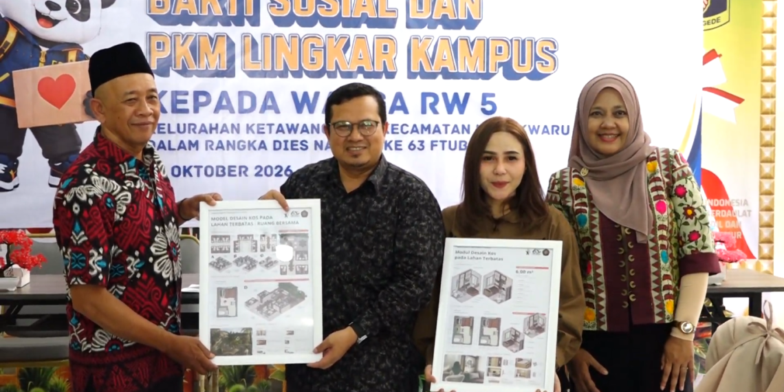 FT UB Padukan Bakti Sosial dan Edukasi Hunian Lahan Terbatas