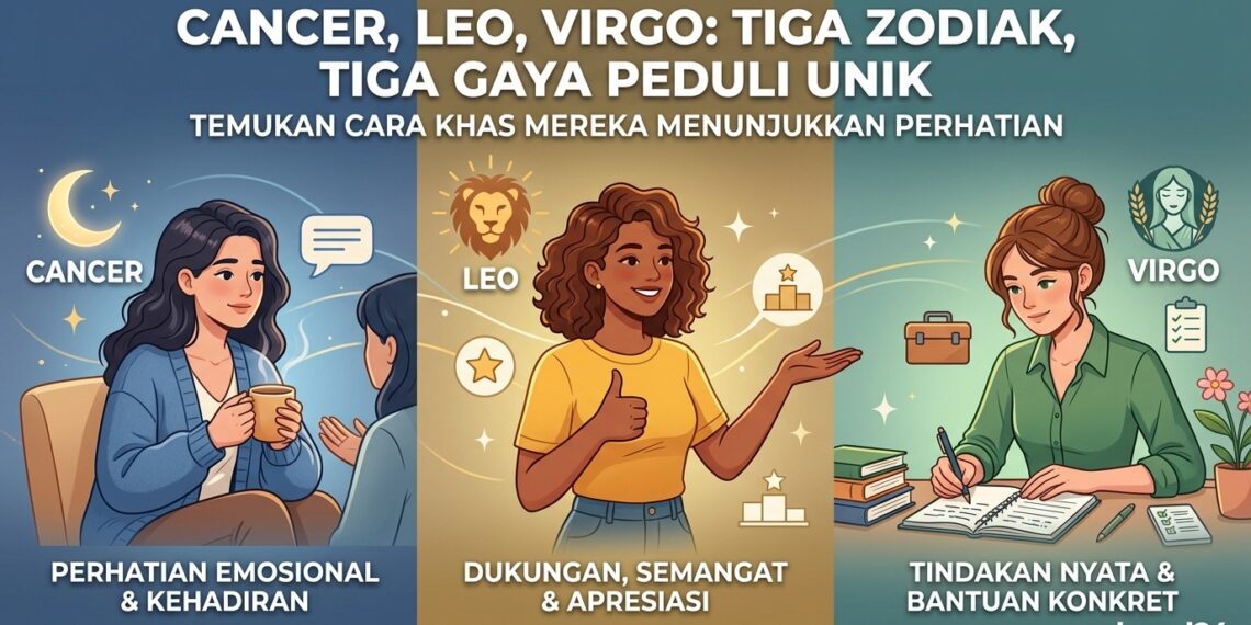 Cancer, Leo, Virgo Punya Cara Unik Peduli