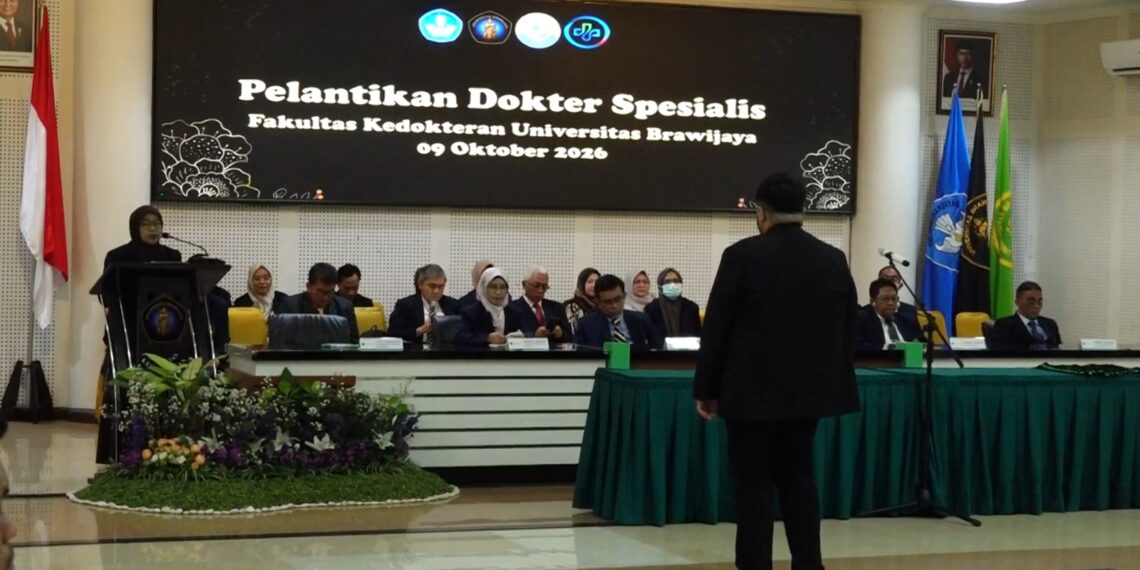 FK UB Lantik 20 Dokter Spesialis, Siap Perkuat Layanan Kesehatan Indonesia